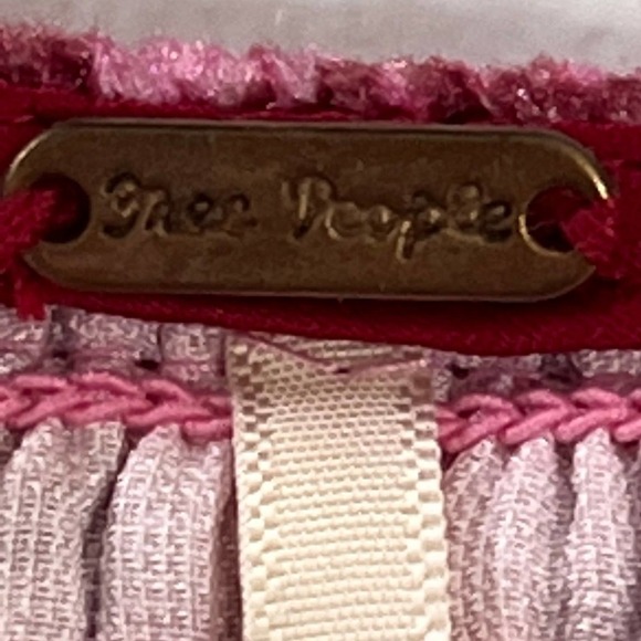 Free PEOPLE, DARE‎ ME VELVET, BLOUSE WOMENS NEW WITH TAGS, PINK, - Picture 10 of 16